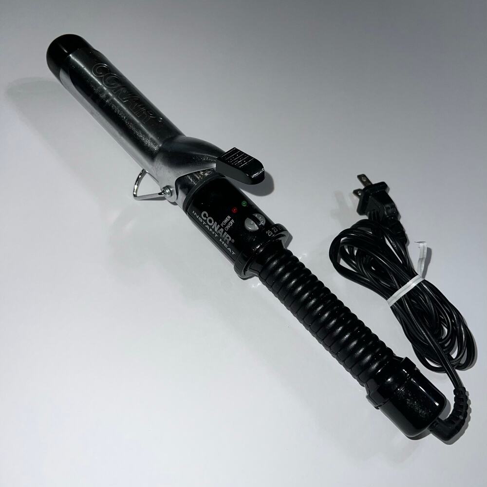 Conair Instant Heat Curling Iron Hair Curler 1.25 Inch Barrel CD82W